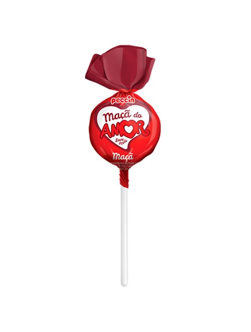 Pirulito Maçã do Amor Recheado c/24 - Peccin