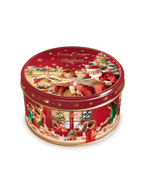 Lata Baby Butter Cookies Natal Noel Carta Vermelha 150g - Santa Edwiges