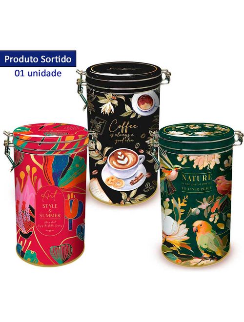 Lata Colecionável Mini Biscoitos Amanteigados Fecho 300g Unidade - Santa Edwiges
