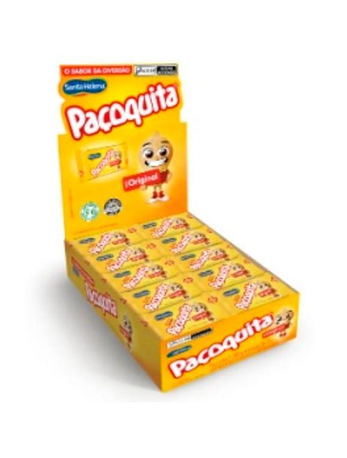 Paçoca Quadrada Embalada Paçoquita c/36 - Santa Helena
