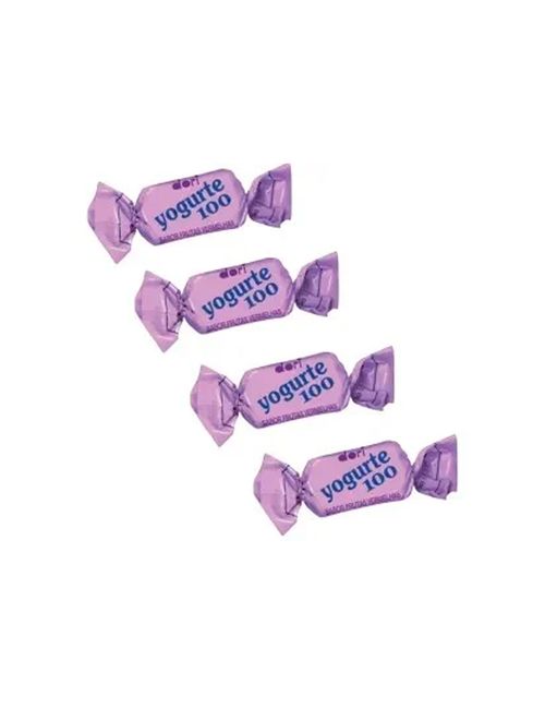 Bala Mastigável Yogurte 100 Frutas Vermelhas 600g - Dori