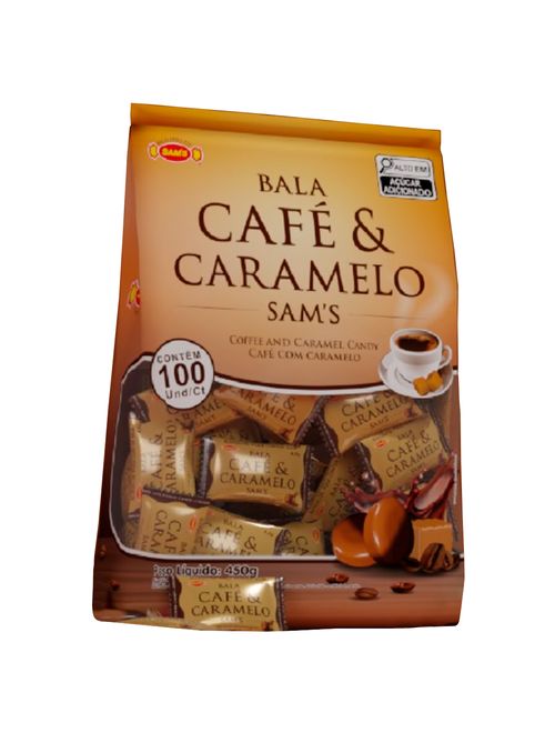Bala Dura Café & Caramelo 450g - Sams
