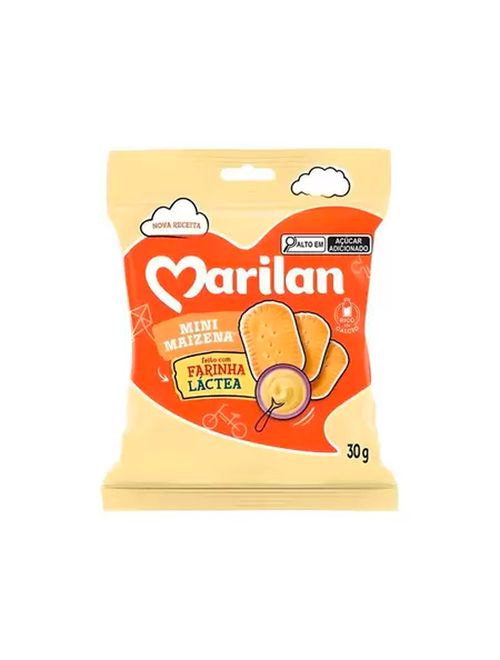 Mini Biscoito Maizena 30g c/10 - Marilan