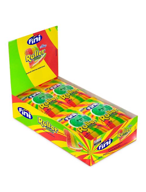 Tiras Roller Frutas Sortidas Azedinho 20g c/12 - Fini