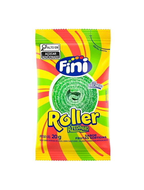 Tiras Roller Frutas Sortidas Azedinho 20g c/12 - Fini