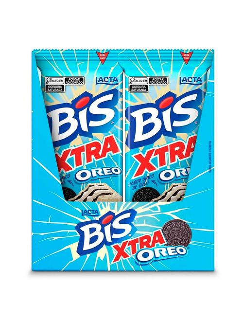 Chocolate Bis Xtra Oreo 45g c/24 - Lacta