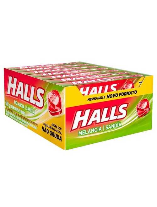 Drops Halls Melancia Novo Formato c/21 - Adams