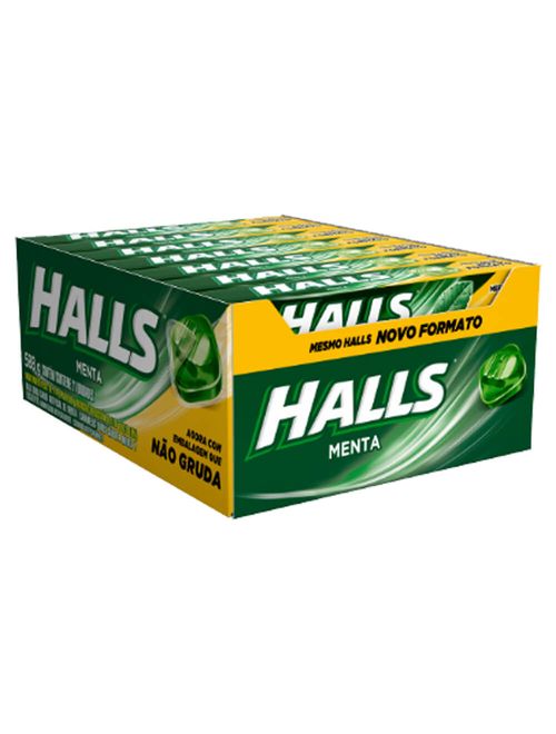 Drops Halls Menta Novo Formato c/21 - Adams