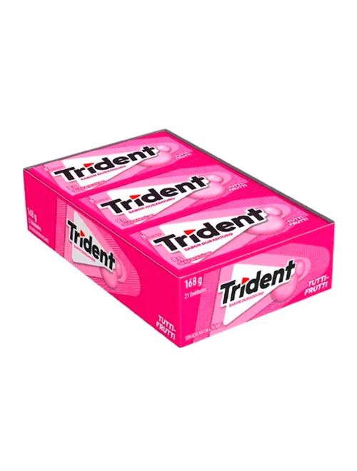 Goma de Mascar Trident Tutti Frutti c/21 - Adams