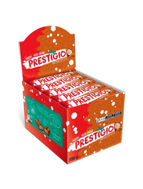 Chocolate Prestigio Doce de Leite 33g c/30 - Nestlé