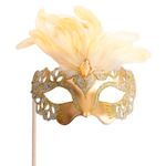 Carnaval-Mascara-Gala-com-Haste-Ouro---Cromus