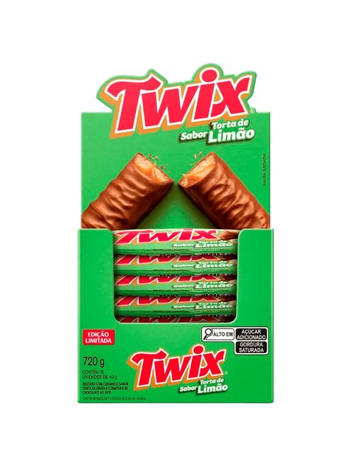 Chocolate Twix Torta de Limão 40g c/18 - Mars