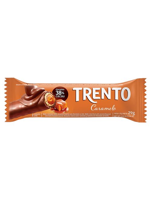 Chocolate Trento Recheio Caramelo c/16 - Peccin