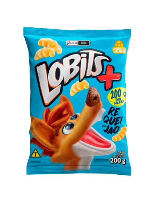 Salgadinho Lobits Requeijão 200g - Milho de Ouro