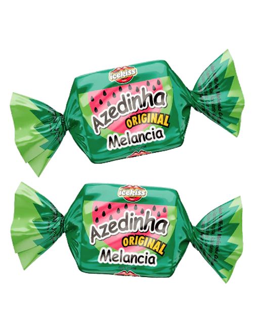 Bala Mastigável Azedinha Melancia Ice Kiss 500g - Cory