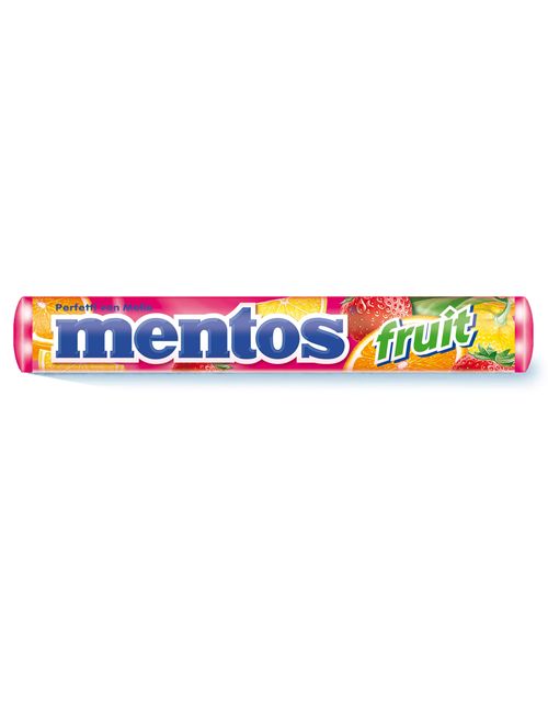 Bala Mentos Stick Frutas c/16 - Perfetti
