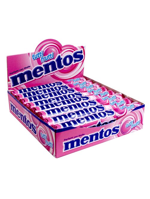 Bala Mentos Stick Tutti Frutti c/16 - Perfetti