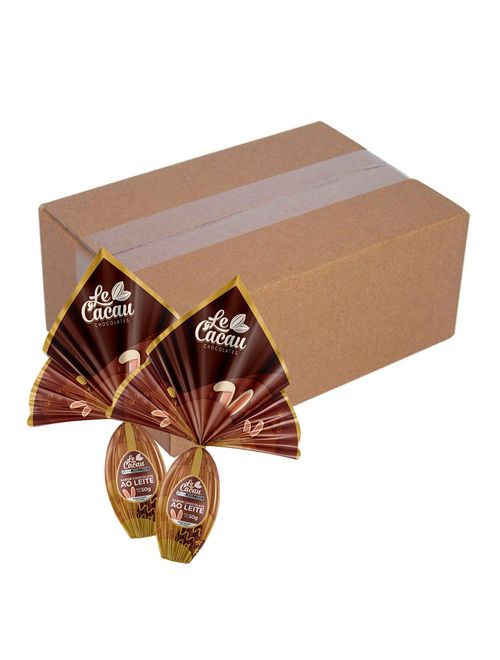 Ovo de Páscoa Chocolate Ao Leite 50g c/24 - Le Cacau