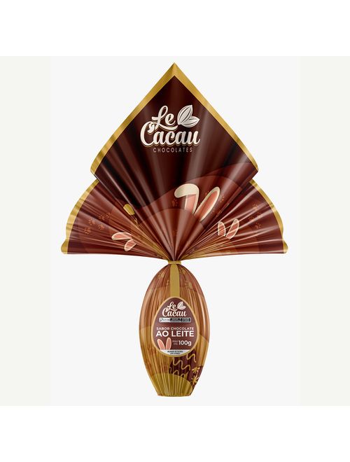 Ovo de Páscoa Chocolate Ao Leite 100g - Le Cacau