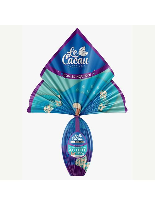 Ovo de Páscoa Chocolate Ao Leite com Brinquedo 130g - Le Cacau