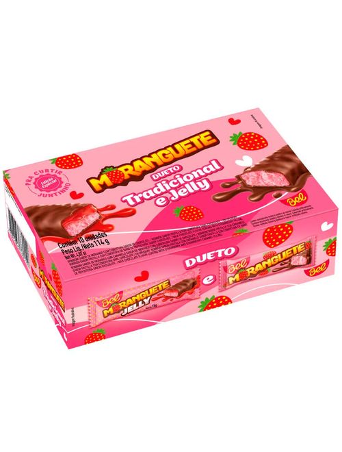 Bombom Moranguete Dueto Tradicional e Jelly c/10 - Bel