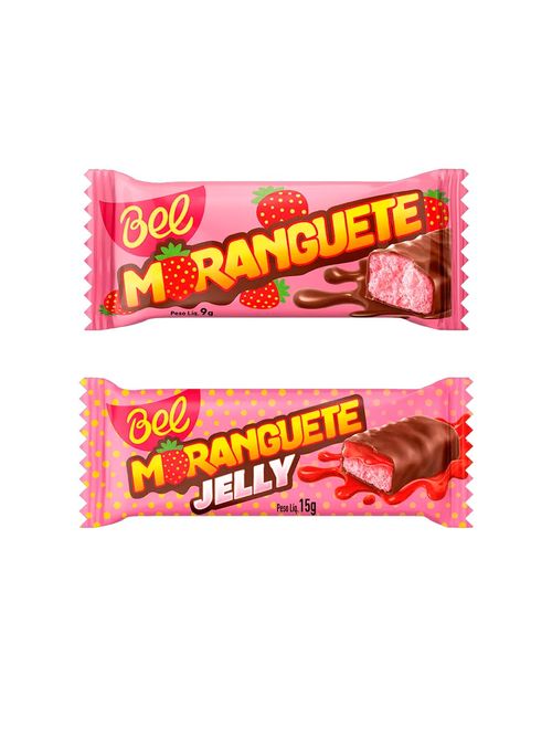 Bombom Moranguete Dueto Tradicional e Jelly c/10 - Bel