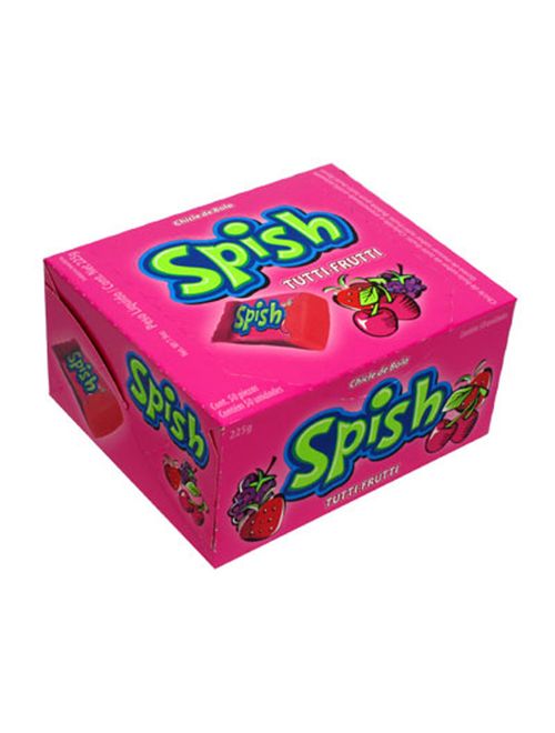 Chiclete Spish Tutti Frutti c/40 - Sukest