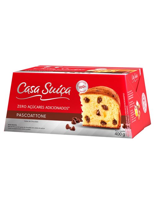 Pascoattone Zero Gotas de Chocolate 400g - Casa Suíça