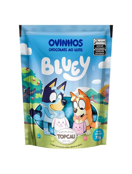 Ovinhos de Páscoa Chocolate Bluey 72g - Top Cau