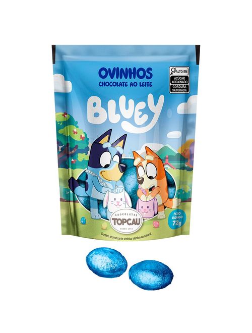 Ovinhos de Páscoa Chocolate Bluey 72g - Top Cau