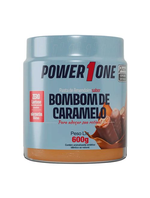 Pasta Amendoim Bombom de Caramelo Power One 600g - Nut