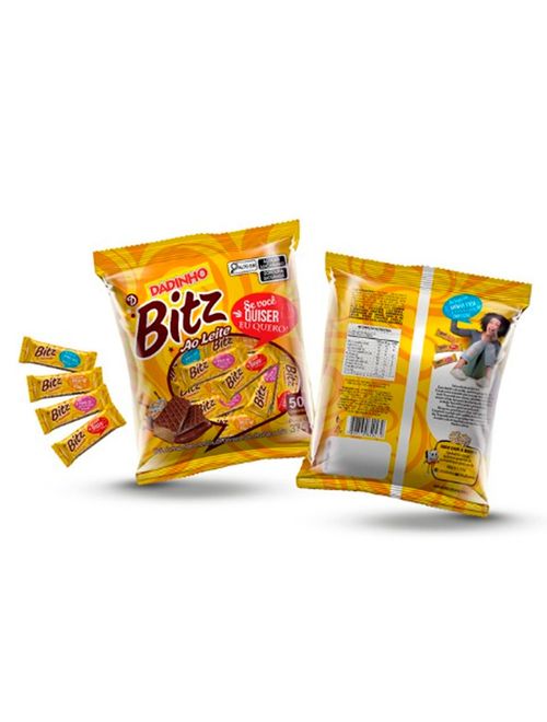Chocolate Dadinho Bitz Ao Leite 375g - Dizioli
