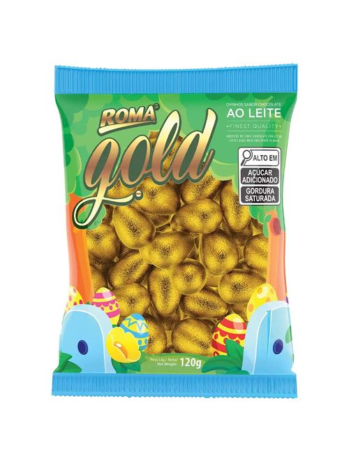 Ovinho Sabor Chocolate Gold Páscoa 120g - Roma
