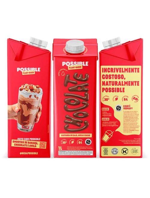 Bebida Vegetal Chocolate 1L - Possible