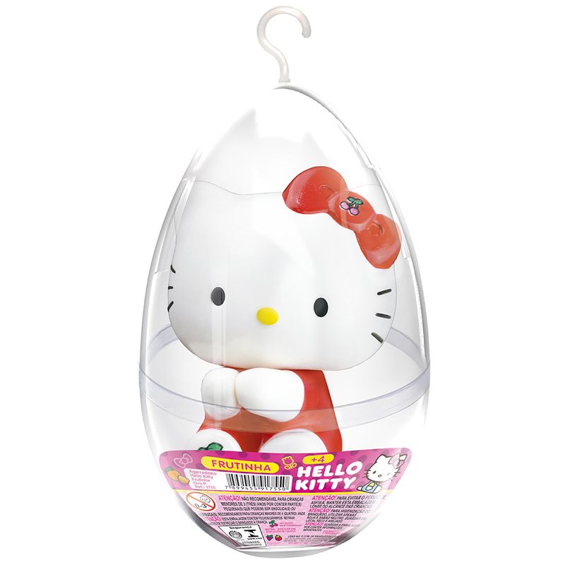 Ovo-Pequeno-Agarradinho-com-Boneco-de-Vinil-Articulado-Hello-Kitty-Frutinha-Cereja---Lider