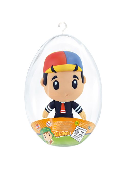 Ovo Intermediário com Boneco de Vinil Articulado Quico - Lider