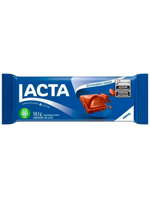 Tablete Chocolate Ao Leite 50,1g c/21 - Lacta