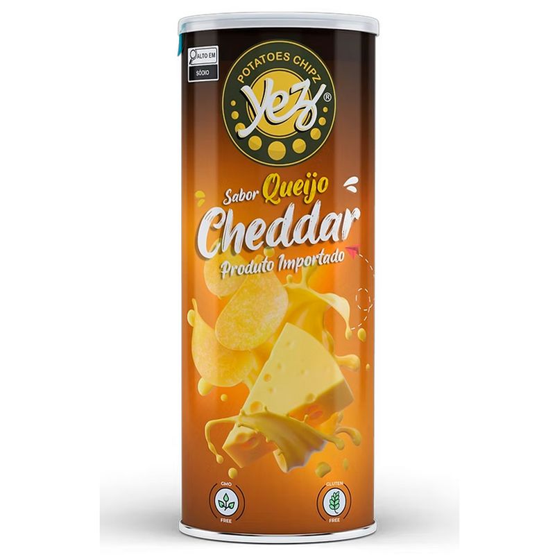 Batata-Chips-Cheddar-100g---Yez