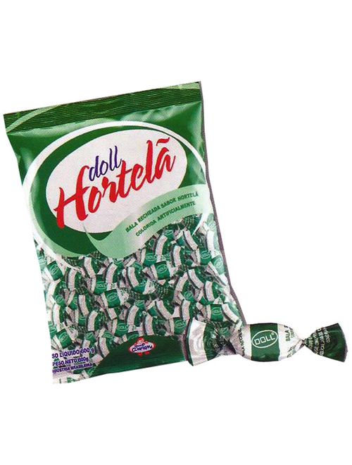 Bala Recheada Hortelã 600g - Confirma