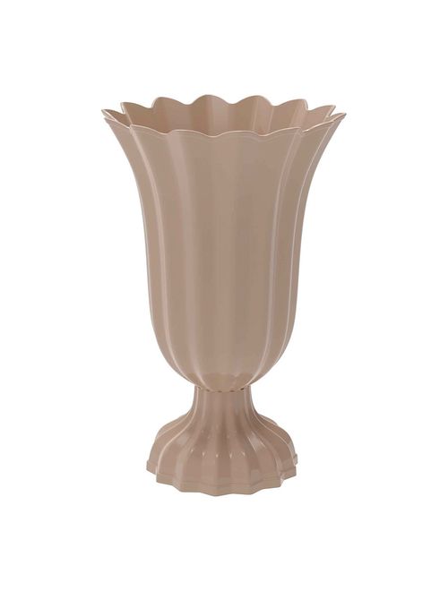 Vaso Popi Pequeno Bege 19cm - Produfest