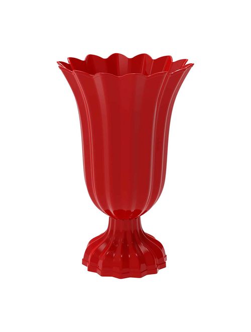 Vaso Popi Pequeno Vermelho 19cm - Produfest