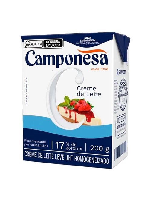 Creme de Leite 200g - Camponesa