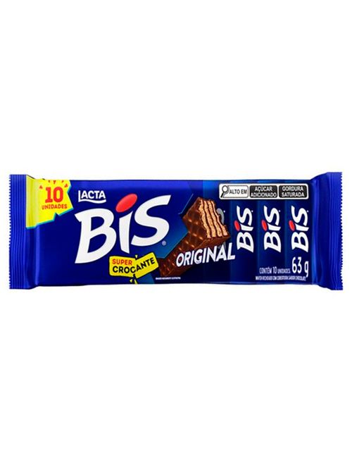 Chocolate Bis Ao Leite c/10 - Lacta