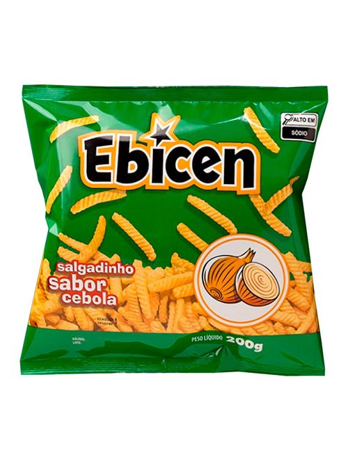 Salgadinho Assado Ebicen Cebola 200g - Glico