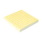 Guardanapo-Xadrez-Amarelo-33x33cm-c-20---Silver-Festas