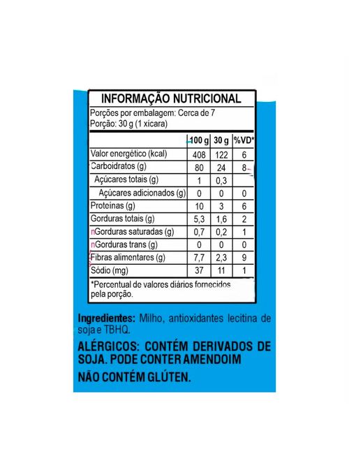 Cereal Matinal DacoKids Zero Açúcar 200g - Dacolônia