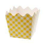 Cachepot-Papel-Xadrez-Amarelo-9x9x7cm-c-8---Silver