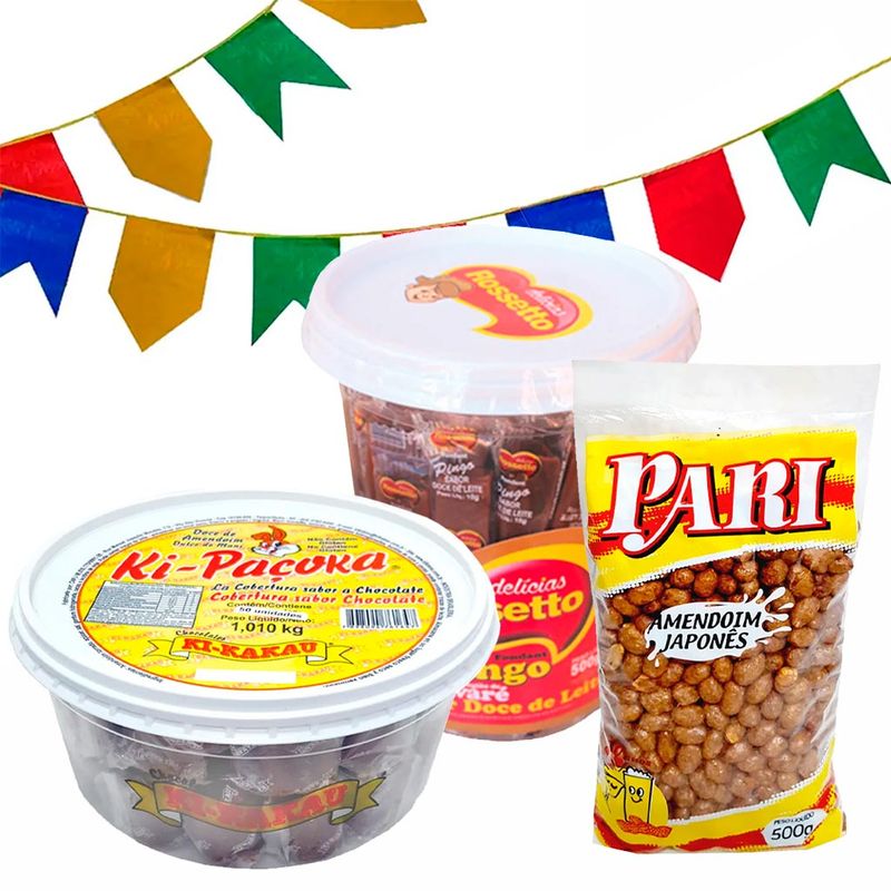 Kit-Festa-Junina-50-Pessoas---Doces---Bandeirinha