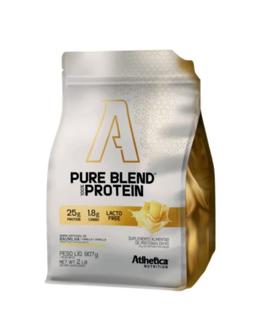 Whey Protein Pure Blend Baunilha 907g - Atlhetica Nutrition