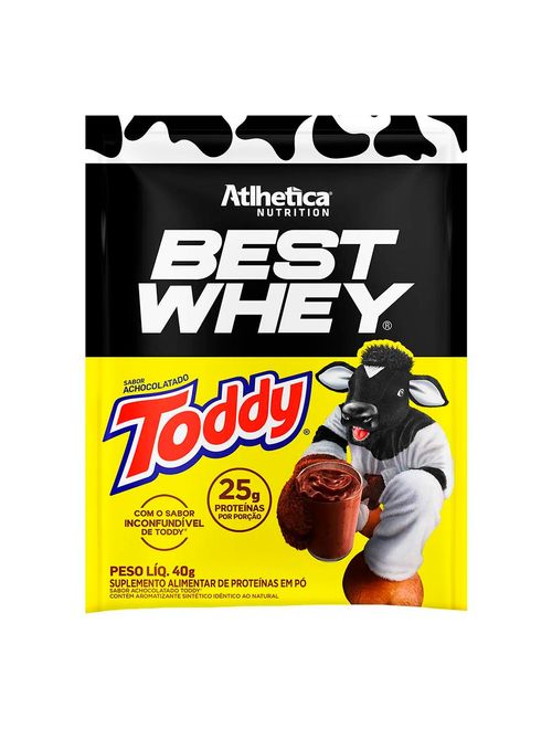 Best Whey Toddy Sachê 40g - Atlhetica Nutrition